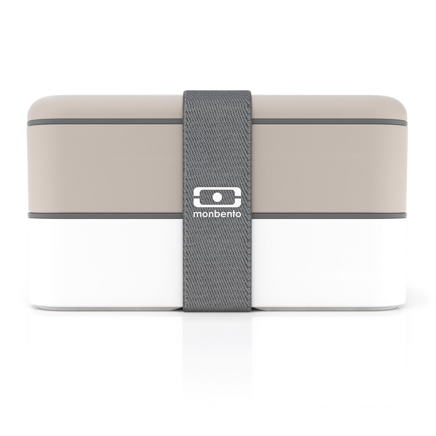Boîte bento Original gris/blanc